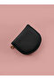 Women's Faux Leather Textured Oval Wallet Boxed Gift Accessory Small Size - 5