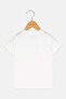 Toddlers Boy Crew Neck Short Sleeve Graphic Printe T-Shirt, White - 3
