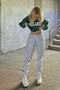 Gray Rubber Leggings Sweatpants Ori̇ji̇na - 4