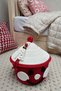 Kids Clown Snowman Figured Charm Rope Basket 25×25cm – Toy Storage & Children's Room Organizer - 3