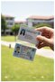 Driver's License and Id Holder Double Flap 5 Pieces Transparent Soft Id Case Protective Sleeve Clear Thin C - 3