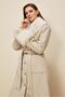 Coat with Belt and Fur Detail 90613 - 2