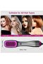 3-in-1 Hair Dryer Brush & Straightener Brush, 1200W Ceramic Tourmaline Ionic Hot Air Brush - 2
