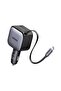 EC602 Car Charger with Cable 60 Watts - Space Gray (EC602-55212B)
