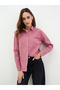 Blush Pink Embroidered Long Sleeve Shirt