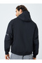 Eco Earth Relaxed Fit Puff Print Fleece Hoodie - 5