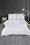 Marmaris Series Kızılbük – King Size 300 Tc Embroidered Cotton Satin Duvet Cover Set - 2