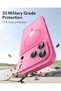 Apple iPhone 17 Pro Max Classic Hybrid Magsafe Case - Camera Control Button - Pink - 2