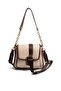 Nut - Brown Logo Women's Shoulder Bag Sp1147 - 5