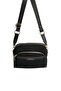Black - Black Suede Women's Crossbody Bag Sp1201