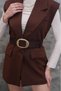 Antique Buckle Suede Women's Belt Trouser Belt Dress Belt Waist Belt Body Belt - 4