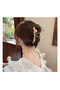 Tulip Figure Yavruağzı Color Metal Hairpin Hair Clip - 4