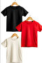 Regular Fit 100% Cotton Short Sleeve 3-Piece Children's T-Shirt