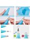 Piping Bag and Tips Cake Decorating Kit - 6 Stainless Steel Nozzles with Reusable Silicone Pas - 2