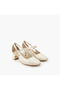 Women Block Heel Shoes - 3