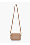 Solid Crossbody Bag with Detachable Strap - D 7.5 cms - 6