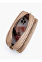 Solid Crossbody Bag with Detachable Strap - D 7.5 cms - 7