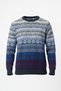 Men's Crew Neck Ethnic Patterned Sweater - 4