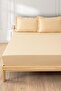 Honey Foam 100% Cotton Satin Double Elastic Sheet Set 160 X 200 - Bristol Sheet / Pillow Set