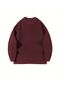 Women's Knitted Circular Neck Sweater - 3