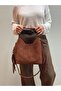 Lea 100% Genuine Nubuck Leather, Elegant and Intricate Design Suede Hand and Shoulder Bag