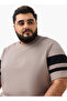 Men Regular Fit Crew Neck Short Sleeve Tape Detail T-shirt - 4