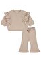 Ruffled 6-18 Month Set - Beige 12-18 Months