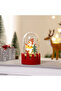 Christmas Decorations Mini Glass Dome Table Top Ornament with Lights - 3