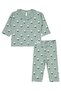Floral Printed 6-18 Months Set - Green 6-9 Months - 3