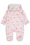 Patterned Cosmonaut 1-9 Month Jumpsuit - Pink 3-6 Months