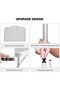 YU WELL Heavy Duty Folding Table (White, 90x60x70CM) - 3
