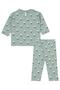 Floral Printed 6-18 Months Set - Green 6-9 Months - 4