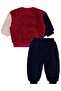 College Embroidered 6-18 Month Set - Navy Blue 9-12 Months - 3