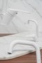 Kitchen Sink Bathroom Faucet Robot Shower Set and Accessories Corner White Color Tap Fixture - 3