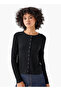 T-shirt with Ribbed Texture and Round Neck