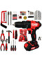 Drill with Socket Tool Set 36 V