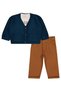 V-Neck Cardigan Set of 3 6-18 Months - Green - 2