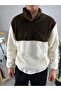 Fermuarlı Pelüş Sweat - 5