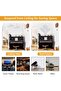 Studio Acoustic Ceiling Panels - 12x12x1.2 in, 4pcs, Coated Fiberglass Hanging Tiles - 3