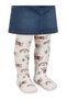 Deer Havlu 6-18 Months Baby Girl Pantyhose - Ecru 12 Months