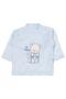 Albimini Rabbit and Bear Booties 2-Piece Pajama Set 1-6 Months Pajama Set - Blue 6-9 Months - 2