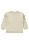 6-9 Years Old Tracksuit Set with Ruffled Sleeves - Ivory - 4