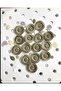 Boat Model Polyester 32 Size 20.5mm (15 Pieces) Beige Button - 2