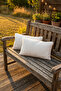 Nordic 2-Piece Throw Pillow Cover Modern Decorative Living Room Sofa Cushion Cover Teddy Puffy White - 2