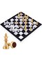 Travel Magnetic Folding Chess Set - Gold/Silver, Portable, Educational
