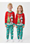 Unisex Red Gnome Christmas Tree Glow Pajamas - 2