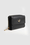 La'Graccio Paris Women's Kayla Medium Size Handy Wallet Black - 2