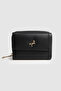 La'Graccio Paris Women's Kayla Medium Size Handy Wallet Black