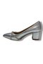 C-Shoes Cv138-26 Skin Leather Twisted Stone Thick Heel Women's Shoes - 3
