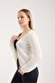 Women's 100% Cotton Textured Transitional Thin Cardigan – Long Sleeve, Lightweight and Breathable Knitwear Jacket 3015 - 2